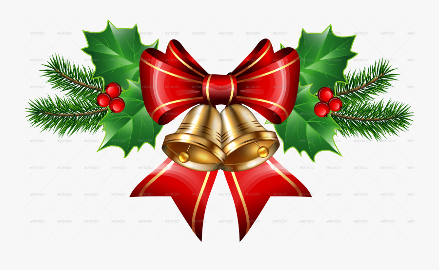 Simple Xmas Bell Png, Transparent Clipart