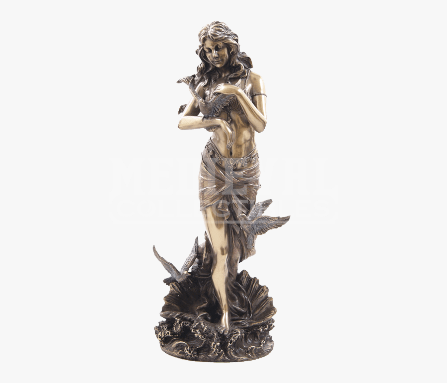 Mythology Statues Figurines And - Aphrodite Goddess Statue, Transparent Clipart