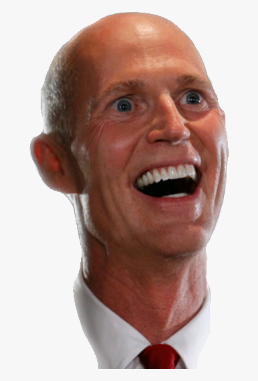 Clip Art Rick Scott S Happy - Florida Gov Rick Scott, Transparent Clipart