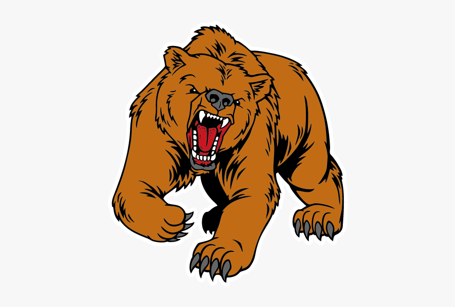 Bear Grizzly Logo, Transparent Clipart