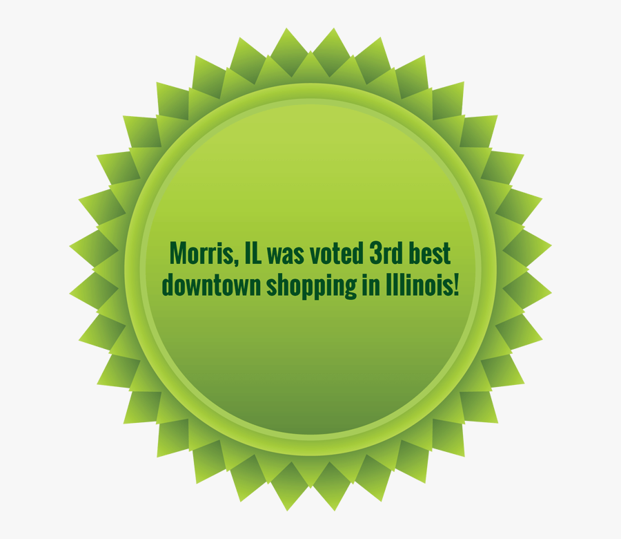 Graphic Showing Morris Illinois Was Voted 3rd Best - Fish And Chips Label, Transparent Clipart