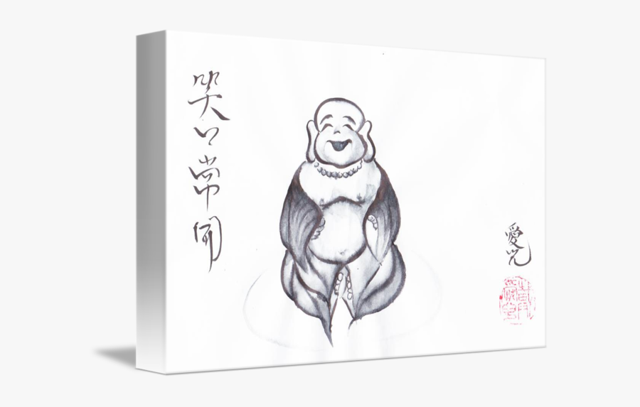 Transparent Yee Png - Easy Laughing Buddha Drawing, Transparent Clipart