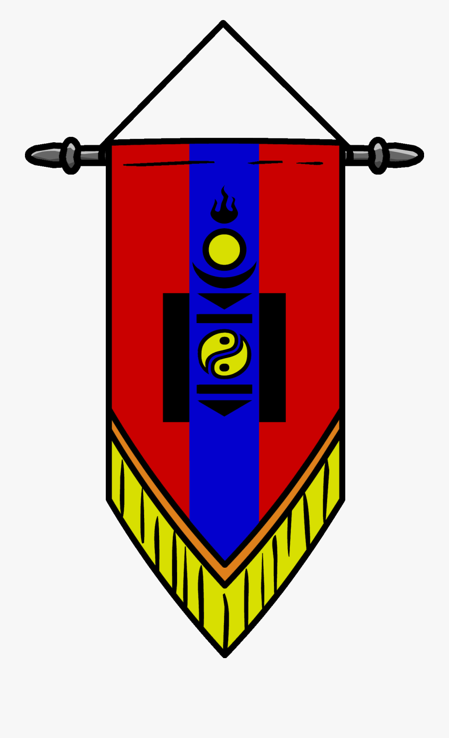 Medieval Banner Clip Art, Transparent Clipart