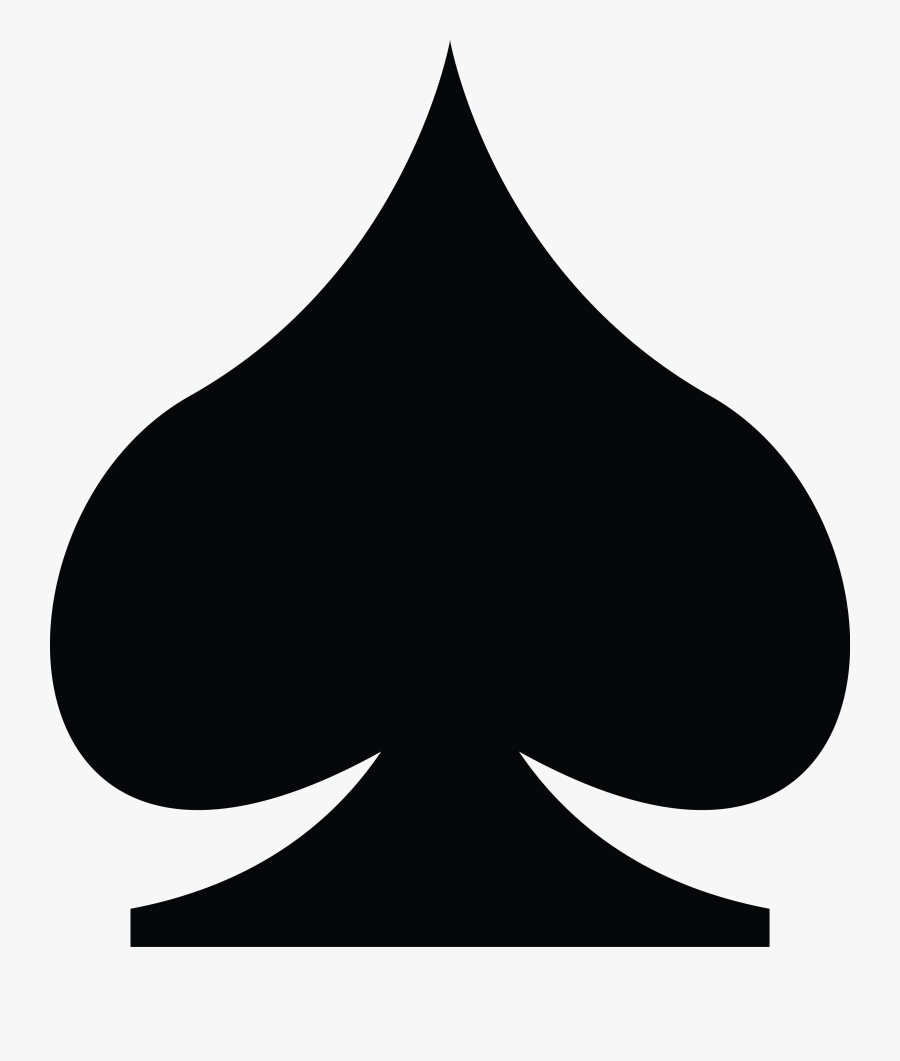 Planner Clipart Black And White - Iskambil Maça Png, Transparent Clipart