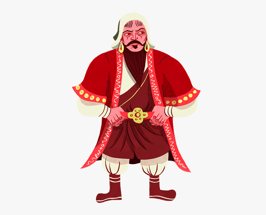 Genghis Khan Illustration, Transparent Clipart