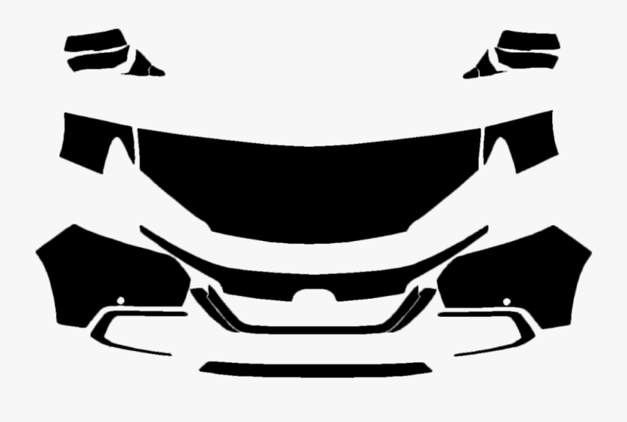 2019 Honda Passport 3m Clear Bra Deluxe Paint Protection, Transparent Clipart