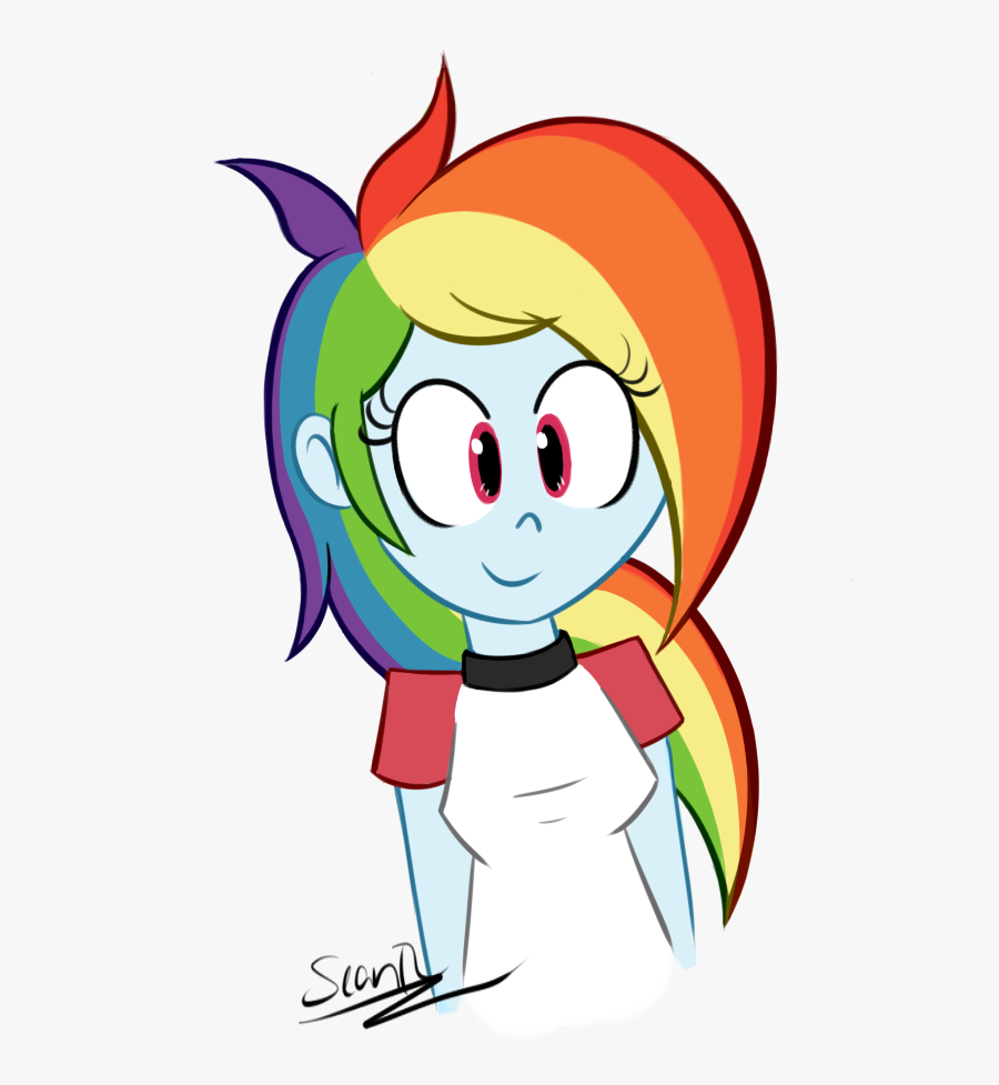 Sheandog, Cute, Dashabetes, Equestria Girls, Rainbow - Cartoon, Transparent Clipart