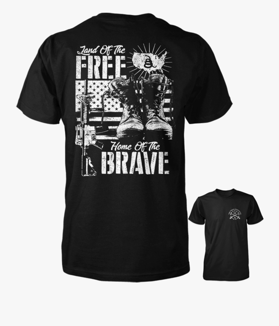 Land Of The Free Home Of The Brave Shirt - Great Seal T Shirt, Transparent Clipart