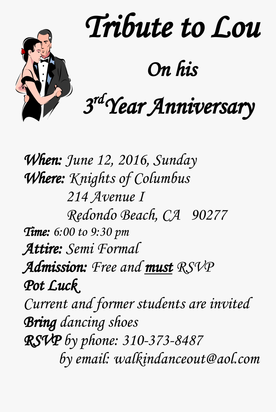 Clip Art Memorial Flyer - Gifs, Transparent Clipart