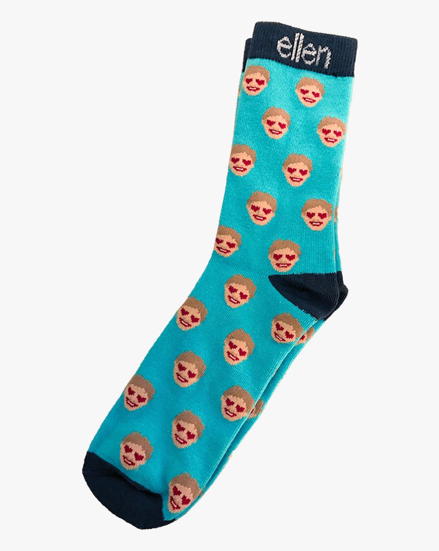 Ellen Degeneres Face Socks, Transparent Clipart