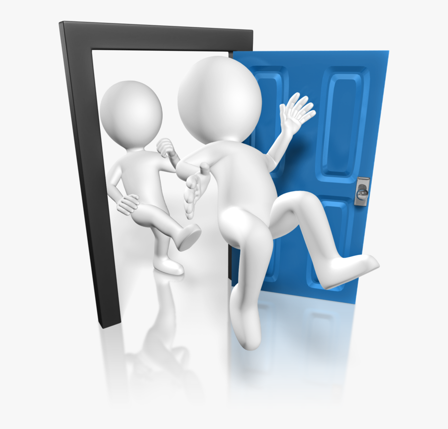 Transparent Tired Woman Clipart - Stick Figure Kicking Someone Out, Transparent Clipart