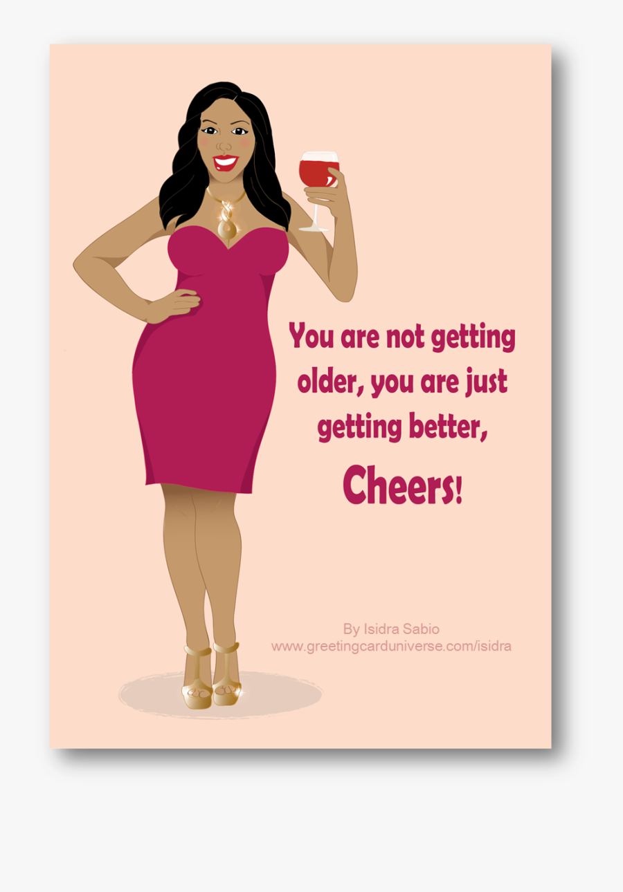 Female Funny Birthday Wishes, Transparent Clipart