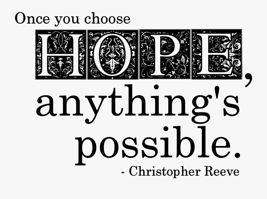 Clip Art Hope Images - Calligraphy, Transparent Clipart