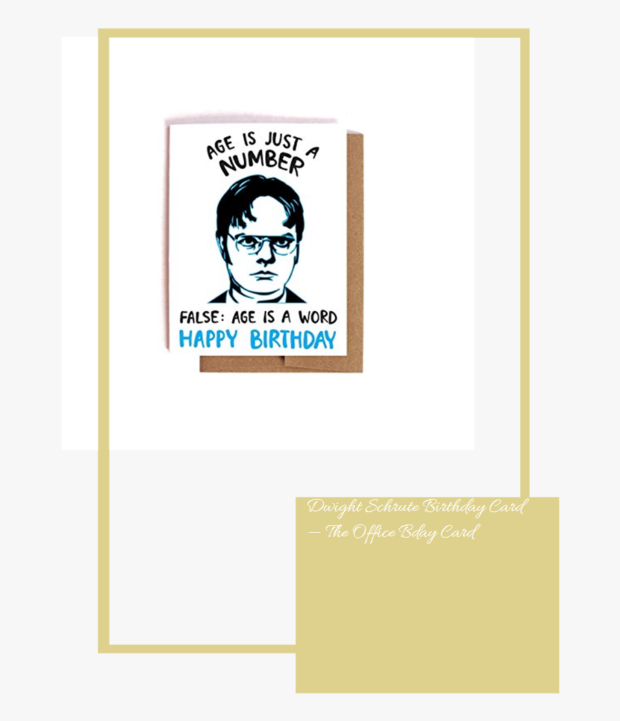 Transparent Office Birthday Clipart - Birthday Card The Office, Transparent Clipart