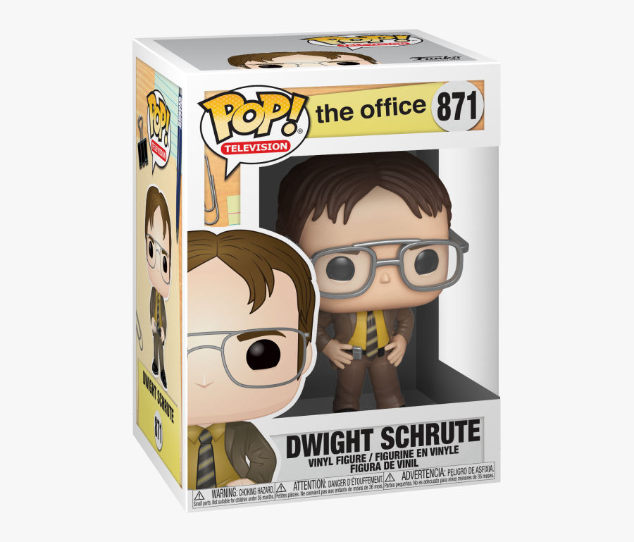 Dwight The Office Funko Pop, Transparent Clipart