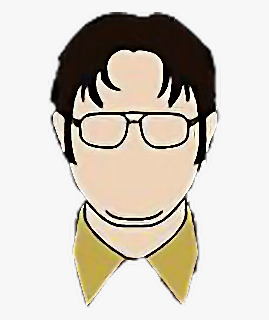 #office #theoffice #dwightschrute #schrute #dwight - Cartoon, Transparent Clipart