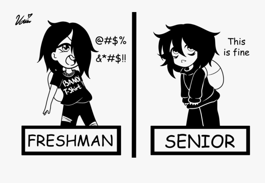 Freshman To Senior Clip Art, Transparent Clipart