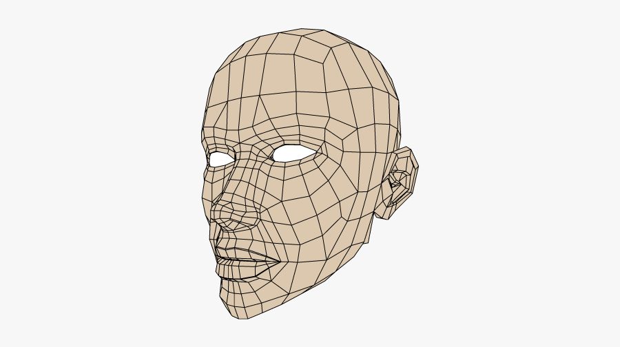 Human Body Parts Pack By Nbdante - Head Wire Png, Transparent Clipart
