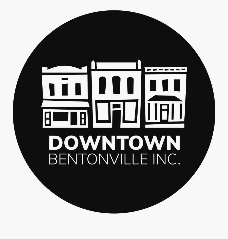Downtown Bentonville Logo, Transparent Clipart
