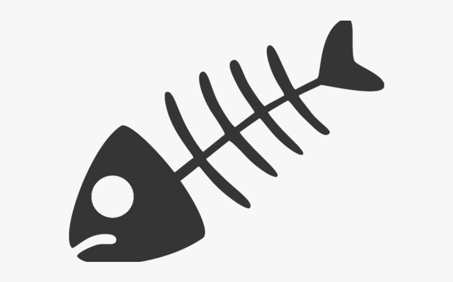 Transparent Bones Fish - Fish Bone Vector Png, Transparent Clipart