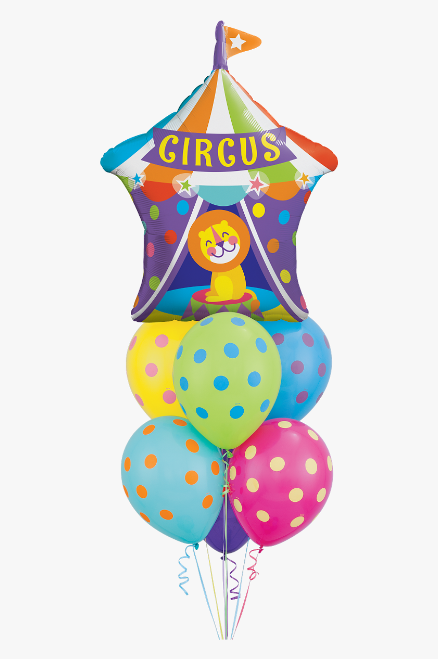 Transparent Circus Lion Png - Ballong Cirkus, Transparent Clipart