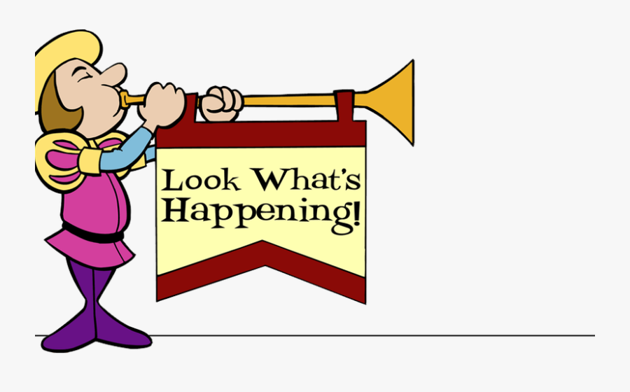 Announcements Clipart Big Announcement - What's Happening Clip Art, Transparent Clipart