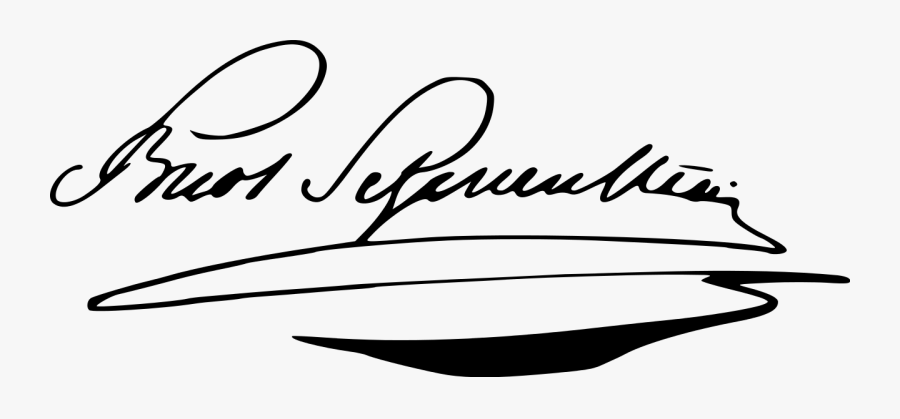Karl Ferdinand Graf Von Buol-schauenstein Signature - Line Art, Transparent Clipart