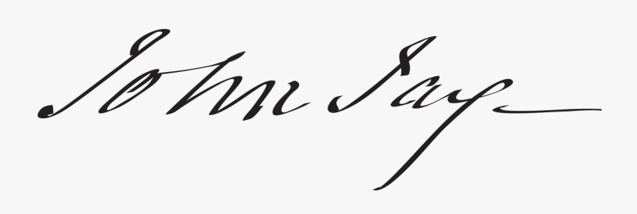 John Jay's Signature, Transparent Clipart