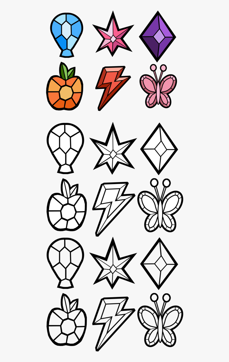 Explore Girls Birthday Parties And More - Elements Of Harmony Gems, Transparent Clipart