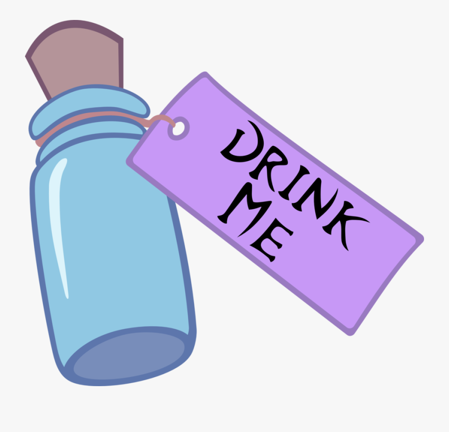 Alice In Wonderland Bottle Clipart, Transparent Clipart