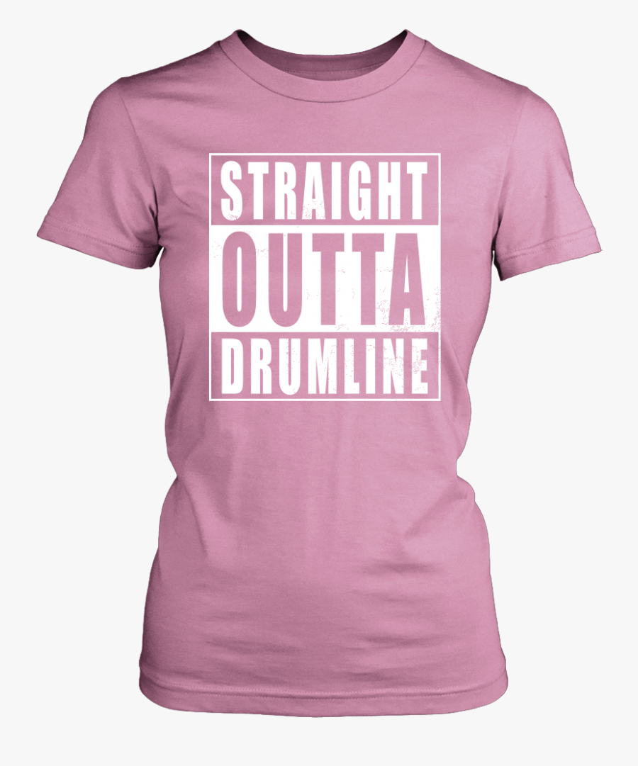 Straight Outta Drumline - Active Shirt, Transparent Clipart