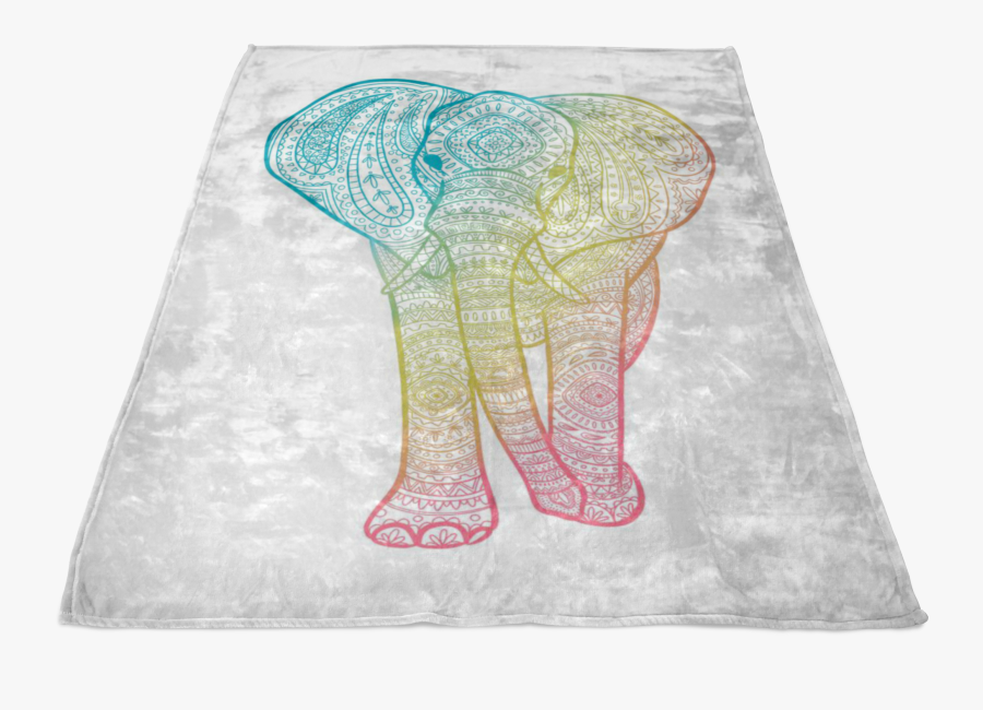 Transparent Tribal Elephant Png - Sketch, Transparent Clipart