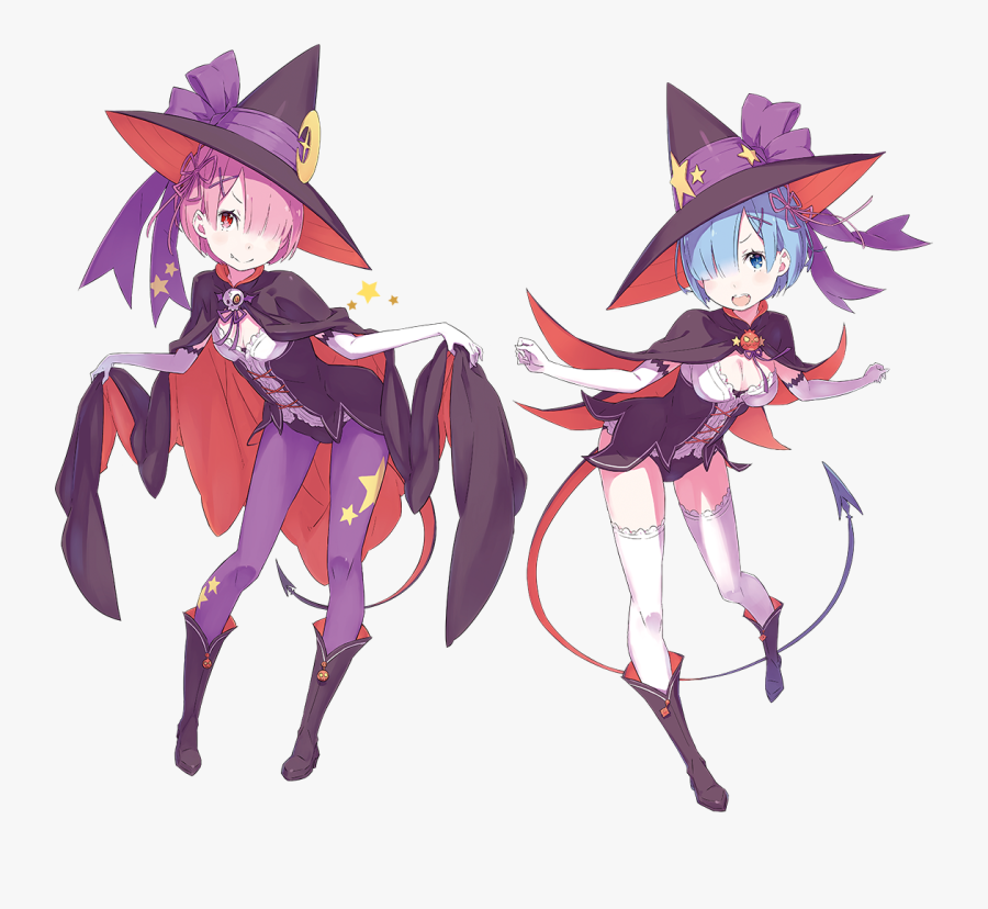 View Samegoogleiqdbsaucenao H1 Bg Sister , - Rem And Ram Halloween, Transparent Clipart