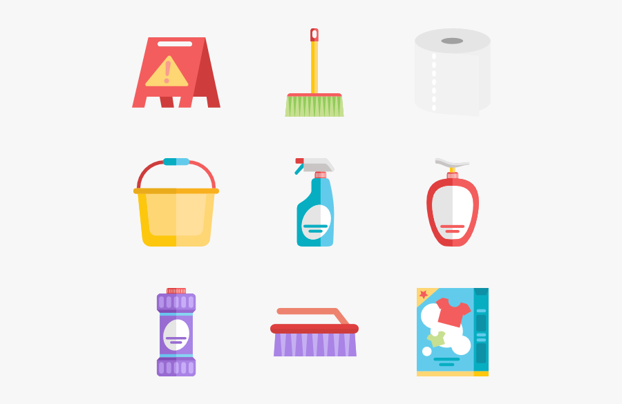 Clean Vector Household, Transparent Clipart