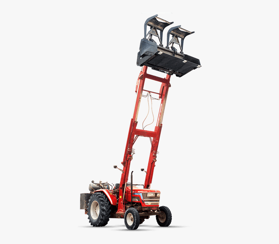 Telescopic Unloader - Telescopic Tractor Loader, Transparent Clipart