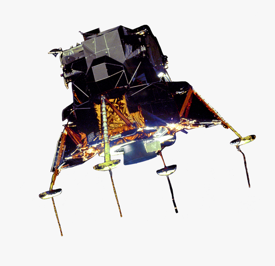 Moon Landing Vessel - Apollo 11 Lunar Module Landing, Transparent Clipart