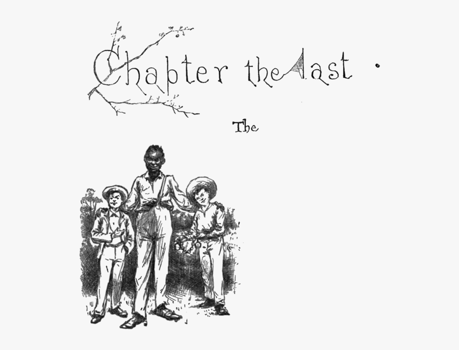 Adventures Of Huckleberry Finn 1885-p364 - Huck Tom And Jim, Transparent Clipart