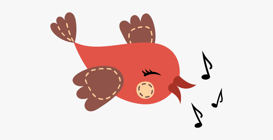 Cartoon Bird Singing Png Download - Cartoon, Transparent Clipart
