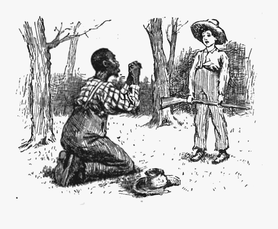 Adventures Of Huckleberry Finn 1885-p67 - Huck Finn, Transparent Clipart