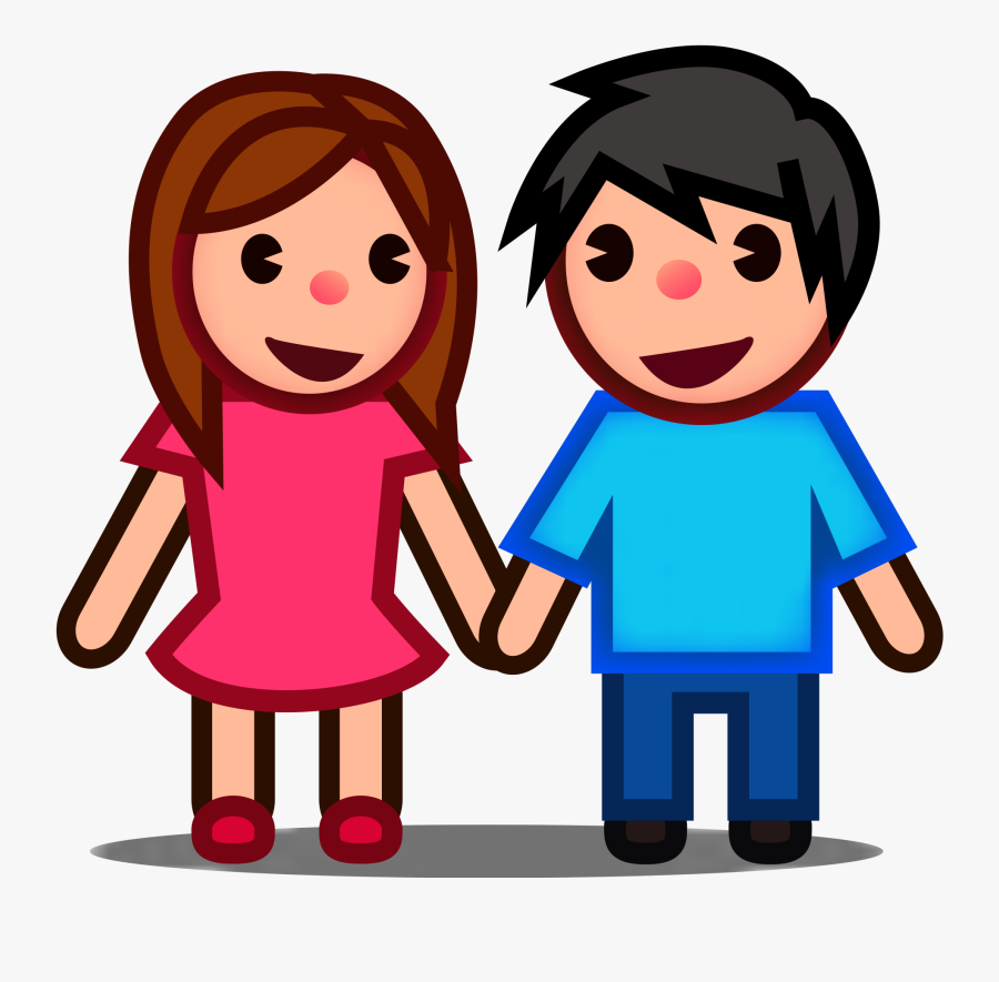 Boy And Girl Emoji Png - Cartoon Dp For Boys And Girl, Transparent Clipart