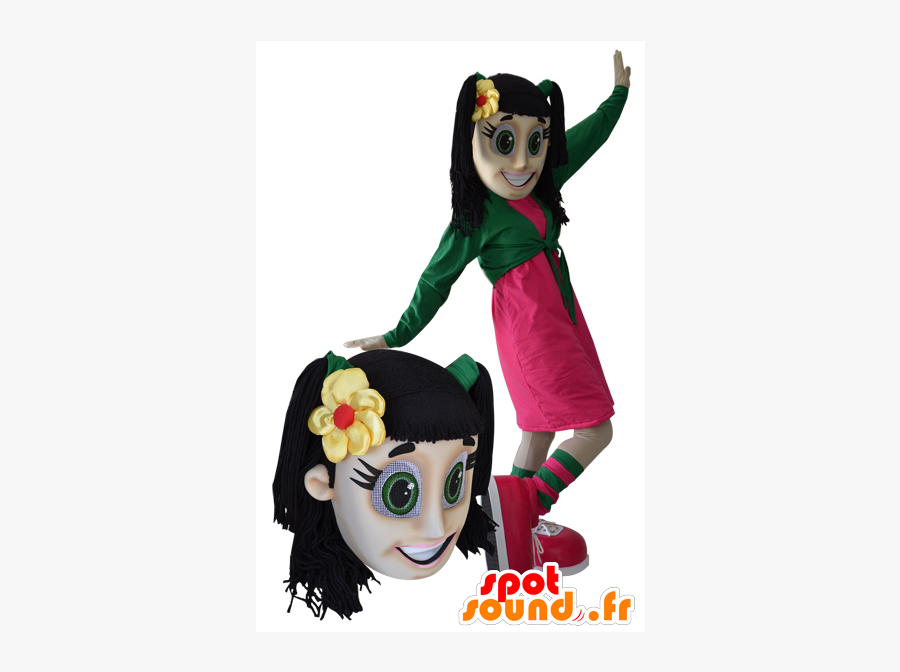 Clip Art Purchase Girl Mascot With - Halloween Costume, Transparent Clipart