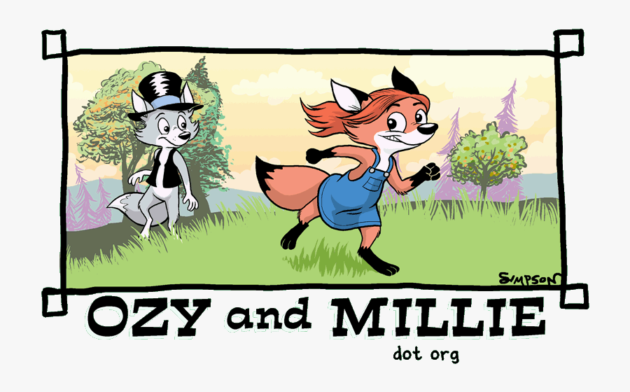 Dot Clipart Comic Strip - Ozy And Millie, Transparent Clipart