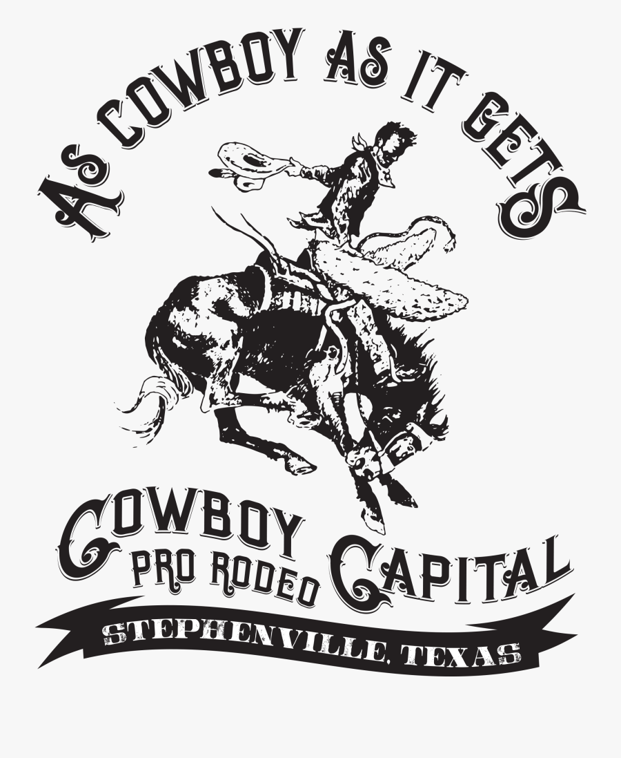 The 2018 Cowboy Capital Of The World Pro Rodeo Is Gearing - Stephenville Rodeo, Transparent Clipart