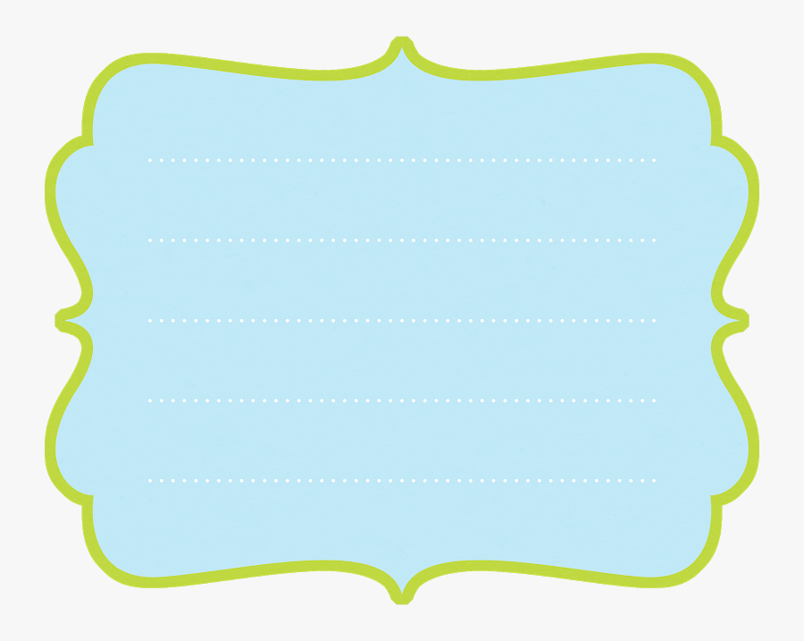 Frame Blue Baby Shower Png, Transparent Clipart