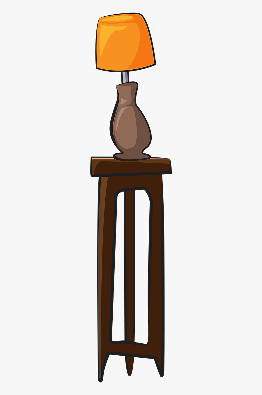 Lamp Desk Table, Transparent Clipart