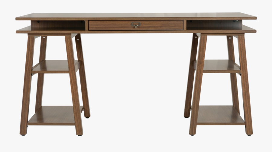 Double Star Furniture Hampton Trestle Computer Desk - Trestle Computer Desk, Transparent Clipart