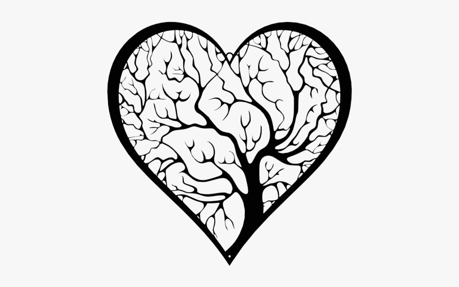 Tree Heart"
 Class="lazyload Lazyload Fade In Featured - Drawing On Walls Tree, Transparent Clipart