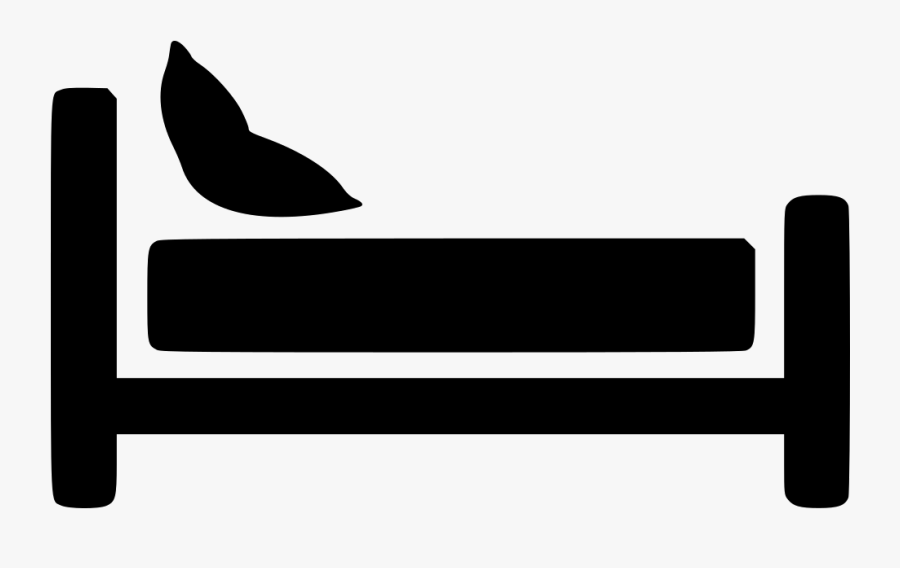 Bed Png Silhouette, Transparent Clipart