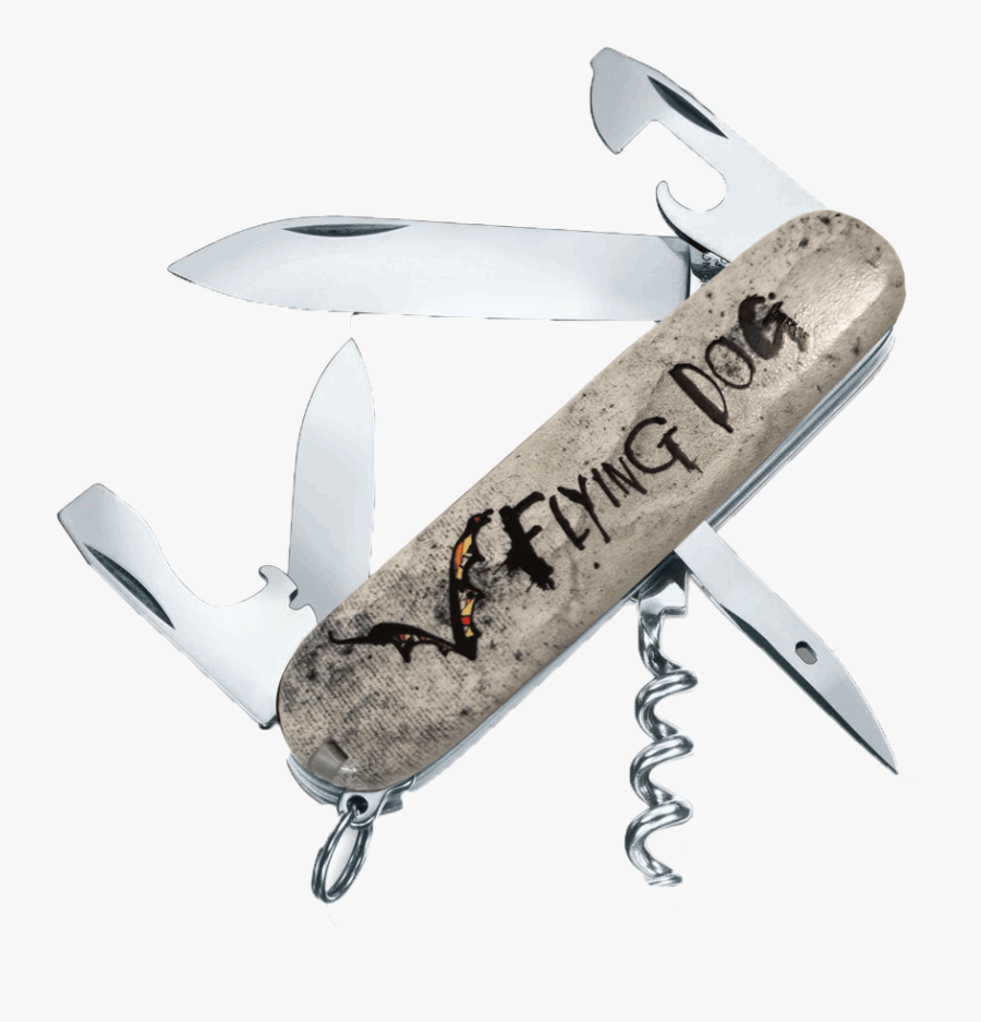Flying Dog Swiss Army Knife - Swiss Army Knife Png, Transparent Clipart