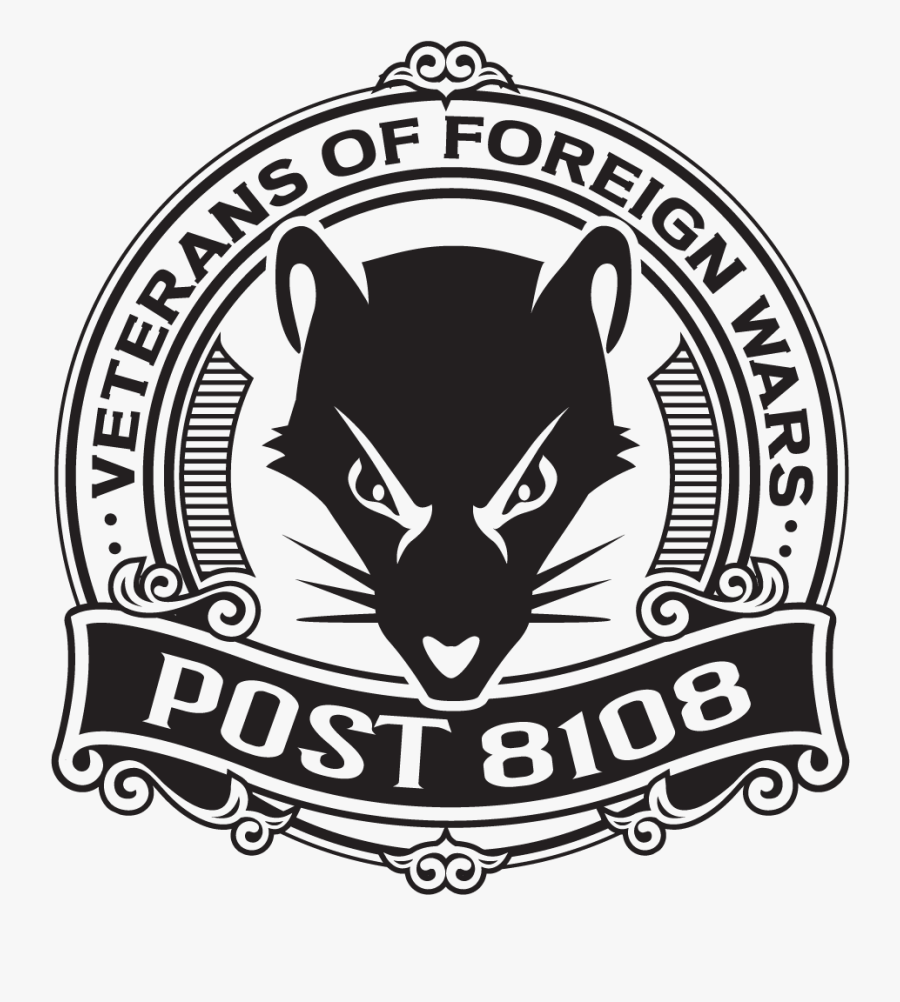 Vfw Logo Black And White Png Vfw Logo Black And White - Emblem, Transparent Clipart